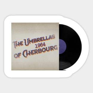 RETRO VINYL THE UMBRELLAS 60s Sticker